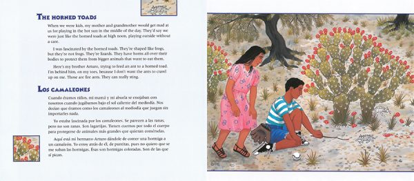 Interior spread #1 for In My Family / En mi familia by Carmen Lomas Garza and Carmen Lomas Garza