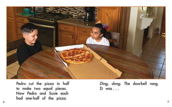 Interior spread #3 for More Pizza! by Barbara Flores; Elena Castro; Eddie Hernández and Marty Martinez