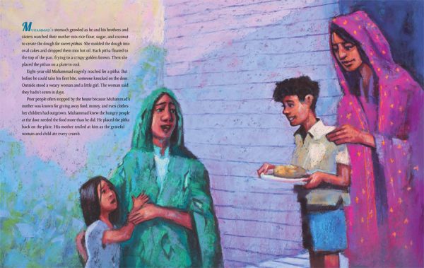 Interior spread #1 for Twenty-two Cents by Paula Yoo and Jamel Akib