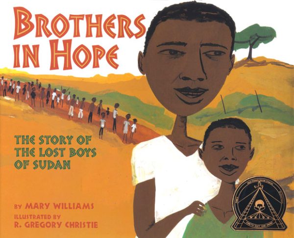 Front cover for Brothers in Hope by Mary Williams and R. Gregory Christie