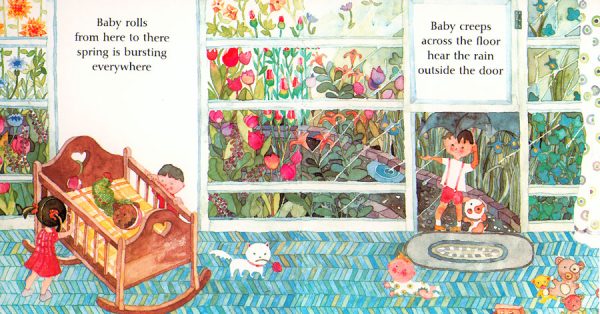 Interior spread #1 for Baby Born by Anastasia Suen and Chih-Wei Chang