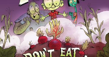 Front cover for Zombies Don't Eat Veggies by Jorge Lacera; Megan Lacera and Jorge Lacera