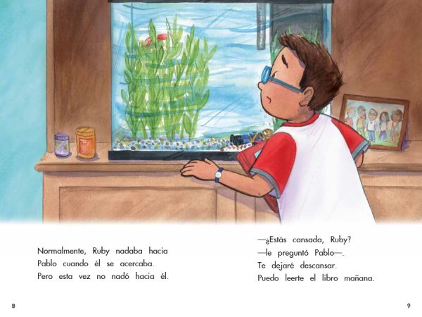 Interior spread #3 for La mascota de Pablo (Confetti Kids #9) by Sheri Tan and Shirley Ng-Benitez