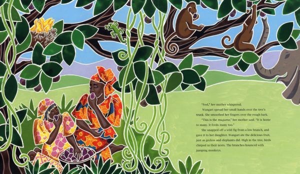 Interior spread #2 for Seeds of Change by Jen Cullerton Johnson and Sonia Lynn Sadler