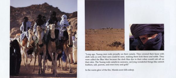 Interior spread #2 for Vanishing Cultures: Sahara by Jan Reynolds and Jan Reynolds