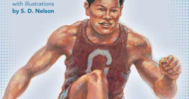 Front cover for The Story of All-Star Athlete Jim Thorpe by Joseph Bruchac and S. D. Nelson