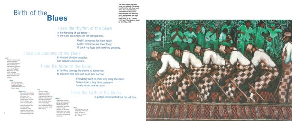 Interior spread #3 for I See the Rhythm by Toyomi Igus and Michele Wood