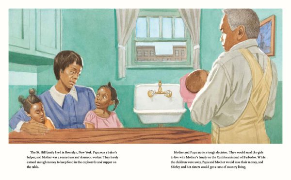 Interior spread #2 for She Was the First! by Katheryn Russell-Brown and Eric Velasquez