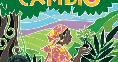 Front cover for Semillas de cambio by Jen Cullerton Johnson and Sonia Lynn Sadler