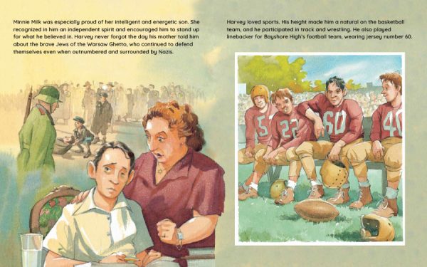 Interior spread #2 for The Harvey Milk Story by Kari Krakow and David Gardner