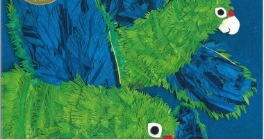 Front cover for Parrots Over Puerto Rico by Susan L. Roth; Cindy Trumbore and Susan L. Roth