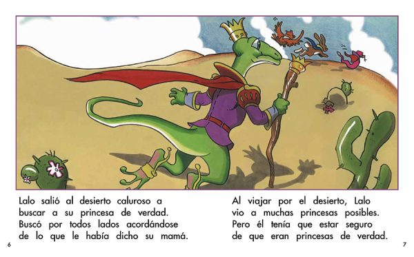 Interior spread #3 for Buscando una princesa de verdad by Barbara Flores; Elena Castro; Eddie Hernández and James Florez