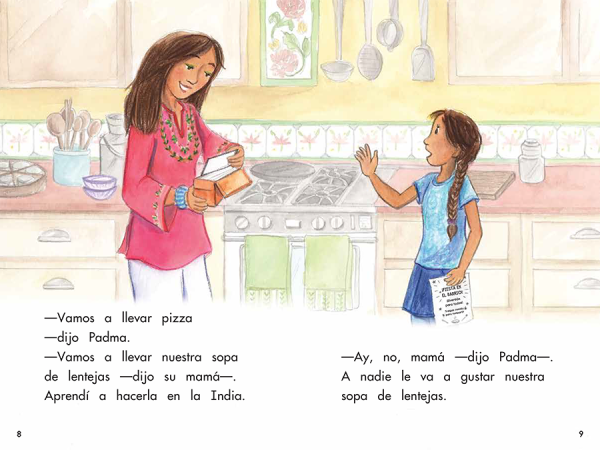 Interior spread #3 for Fiesta en el barrio (Confetti Kids #3) by Gwendolyn Hooks and Shirley Ng-Benitez