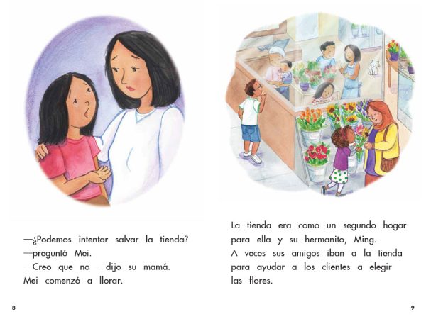 Interior spread #3 for Un adiós especial (Confetti Kids #12) by Samantha Thornhill and Shirley Ng-Benitez