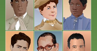 Front cover for Inventores y sus invenciones by Barbara M. Flores; Elena Castro; Eddie Hernández