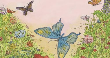 Front cover for Las mariposas de Alicia by Barbara M. Flores; Elena Castro; Eddie Hernández and Sergio Ramirez