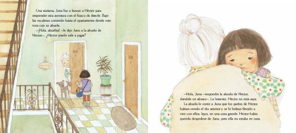 Interior spread #2 for El frasco de Juna by Jane Park and Felicia Hoshino