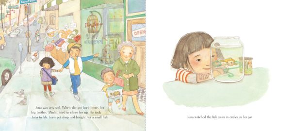 Interior spread #3 for Juna's Jar by Jane Park and Felicia Hoshino