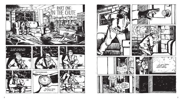 Interior spread #2 for Grand Theft Horse by G. Neri and Corban Wilkin