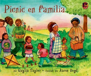 Front cover for Picnic en familia by Gaylia Taylor and Aaron Boyd