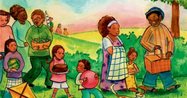 Front cover for Picnic en familia by Gaylia Taylor and Aaron Boyd