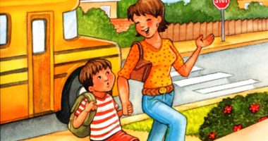 Front cover for First Day of School by Gaylia Taylor and Alexandra Artigas