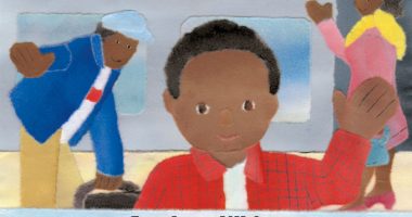 Front cover for Viajamos en tren by Candace Whitman and Candace Whitman