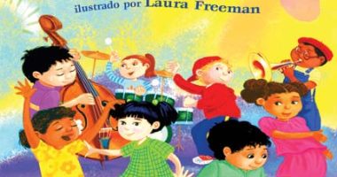 Front cover for Bebé musical by Carole Boston Weatherford and Laura Freeman