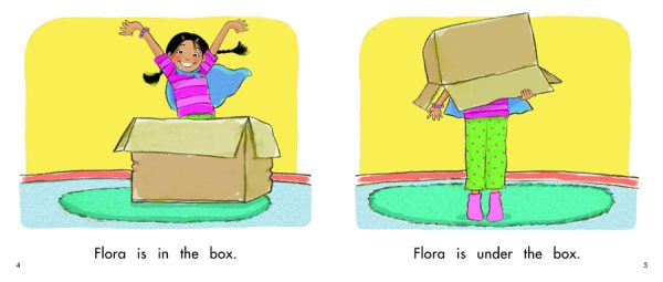 Interior spread #1 for Flora's Box by Tina Athaide and Priscilla Burris