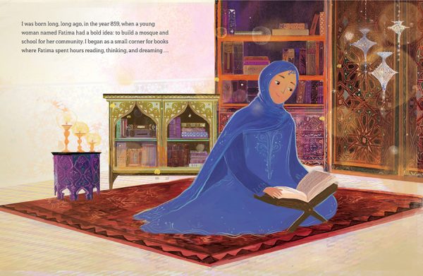 Interior spread #2 for Behind My Doors by Hena Khan and Nabila Adani