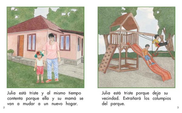 Interior spread #2 for Un nuevo hogar by Barbara Flores; Elena Castro; Eddie Hernández