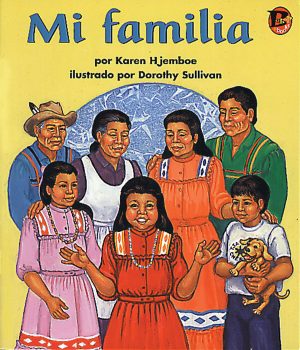 Front cover for Mi familia by Karen Hjemboe and Dorothy Sullivan