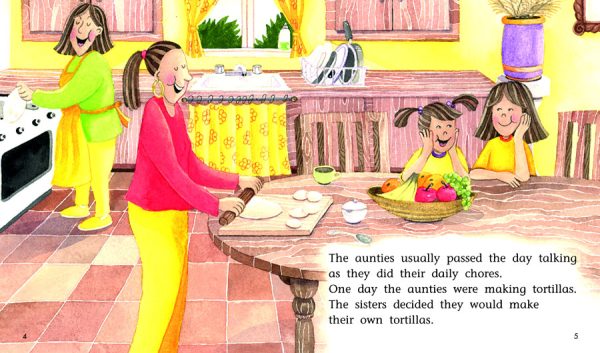 Interior spread #1 for Mud Tortillas by Barbara Flores and Michael Ramirez