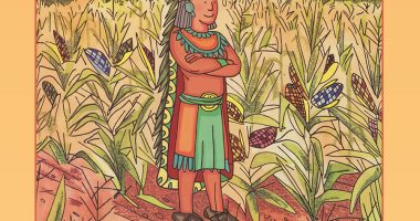 Front cover for Quetzalcóatl's Corn by Barbara M. Flores; Elena Castro; Eddie Hernández and Mary Ramírez-Greene