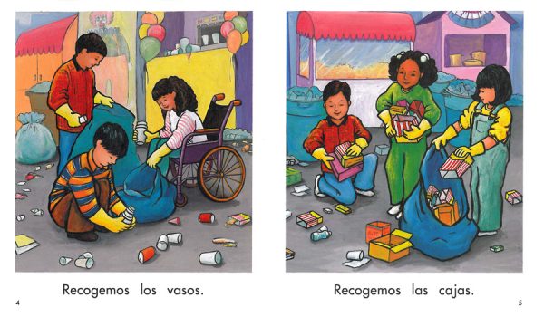 Interior spread #2 for ¡Vaya calle! by Barbara Shook Hazen and Doris Rodriguez