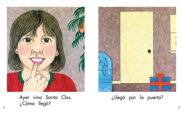 Interior spread #2 for Santa Clos by Barbara Flores; Elena Castro; Eddie Hernandez and Mary Ramírez-Greene