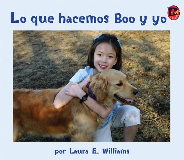 Front cover for Lo que hacemos Boo y yo by Laura Williams and Laura E. Williams