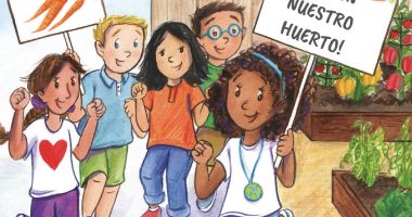 Front cover for La protesta (Confetti Kids #10) by Samantha Thornhill and Shirley Ng-Benitez