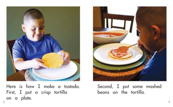 Interior spread #2 for Let's Make a Tostada by Elena Castro; Barbara Flores; Eddie Hernandez