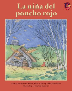 Front cover for La niña del poncho rojo by Barbara Flores; Elena Castro; Eddie Hernández