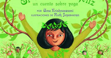 Front cover for El árbol más feliz by Uma Krishnaswami and Ruth Jeyaveeran