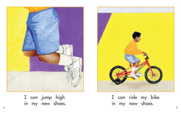 Interior spread #3 for New Shoes by Elena Castro; Barbara Flores; Eddie Hernandez and Michael Ramirez