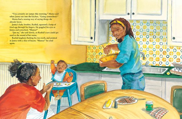 Interior spread #3 for Janna and the Kings by Patricia Smith and Aaron Boyd