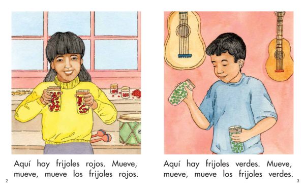 Interior spread #2 for Muchos frijoles by Elena Castro; Barbara Flores; Eddie Hernandez and Mary Ramírez-Greene