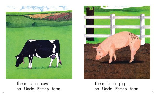 Interior spread #3 for Uncle Peter's Farm by Elena Castro; Barbara Flores; Eddie Hernández and Mary Ramírez-Greene