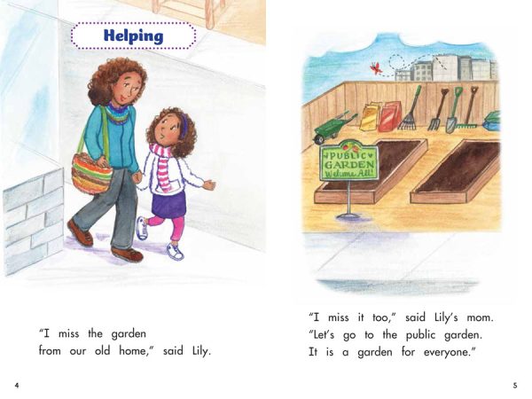 Interior spread #1 for The Garden (Confetti Kids #5) by Gwendolyn Hooks and Shirley Ng-Benitez