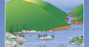 Front cover for El ciclo del agua by Barbara M. Flores; Elena Castro; Eddie Hernández