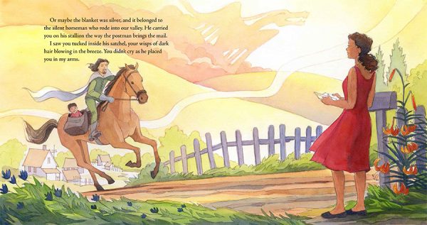 Interior spread #3 for The Story I'll Tell by Nancy Tupper-Ling and Jessica Lanan