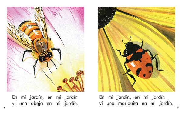 Interior spread #3 for En mi jardín by Elena Castro; Barbara Flores; Eddie Hernandez and Michael Ramirez