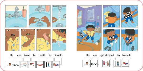 Interior spread #2 for Jay and Ben by Lulu Delacre; Katharine Swanson and Lulu Delacre